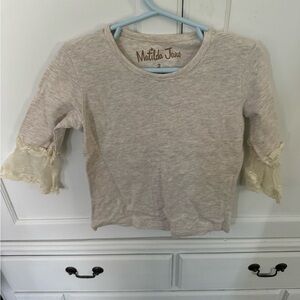 Matilda Jane Size 2 Oatmeal Lace EUC